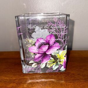 Telaflora Sympathy Gift Hummingbird Glass Holder!